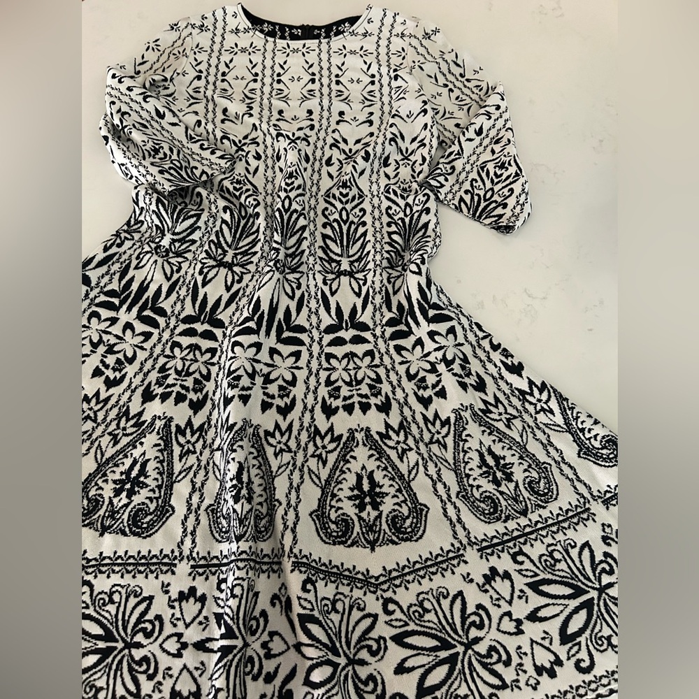 ST. JOHN DRESS (12); winter, fit & flare, midi - Picture 6 of 12